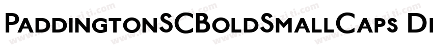 PaddingtonSCBoldSmallCaps Demi◆字体转换